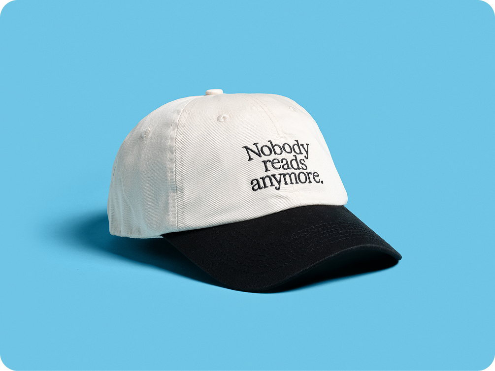 Nobody Reads Anymore hat