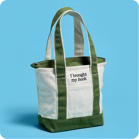 I Brought My Book tote