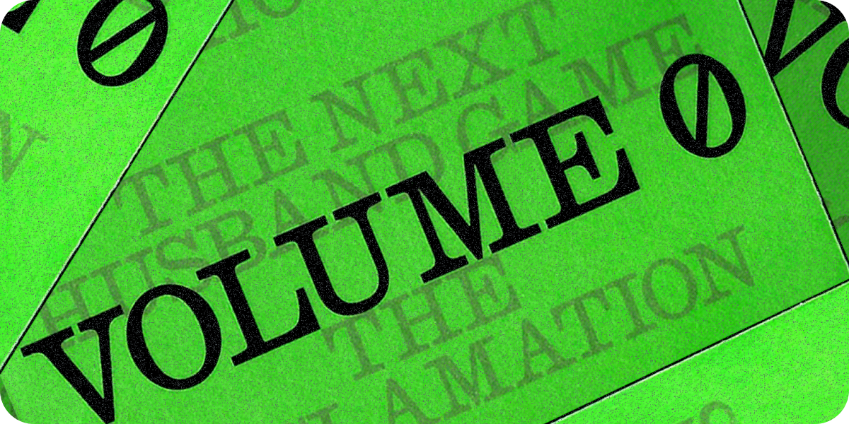 Volume 0 book jackets