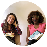 Karah Preiss and Ebony LaDelle